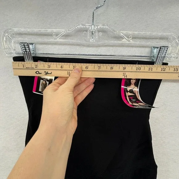 Maidenform‎ Shapewear High Waist Boy Short Tummy Control Black Medium - Picture 5 of 10